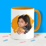 Color Mug Yellow Handle
