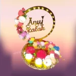 Personalized Engagement Ring Platter / Tray With Names