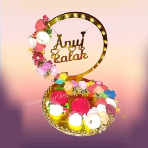 Personalized Engagement Ring Platter / Tray With Names