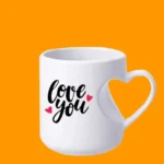 Heart Cut Magic Glossy Mug
