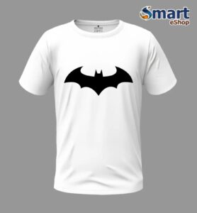 Batman02 Cotton Round White