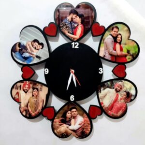Love's Embrace Personalized Wall Clock 15x15inch
